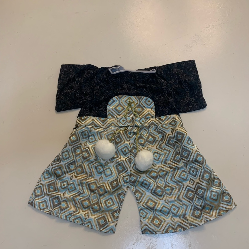 Silk and Satin Doggie Kimono